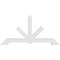 Ekena Millwork Vanguard Architectural Grade PVC Gable Bracket, 96"W x 48"H x 4"D x 6"F, 12/12 Pitch GBP096X48X0406VAN00 - alternate 4